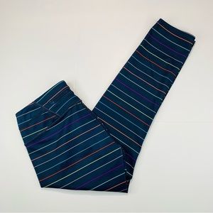 Athleta leggings Rainbow Stripe Sonar leggings Navy activewear women size XS
